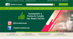 Desktop Screenshot of formaefuncao.com.br