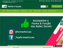 Tablet Screenshot of formaefuncao.com.br